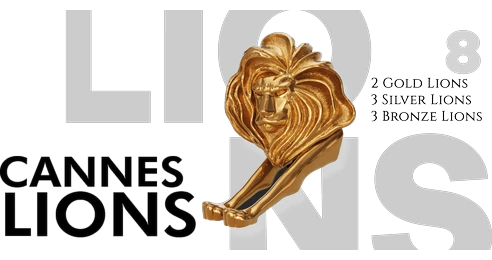 Cannes Lions, two Gold, three Silver and three Bronze Lions