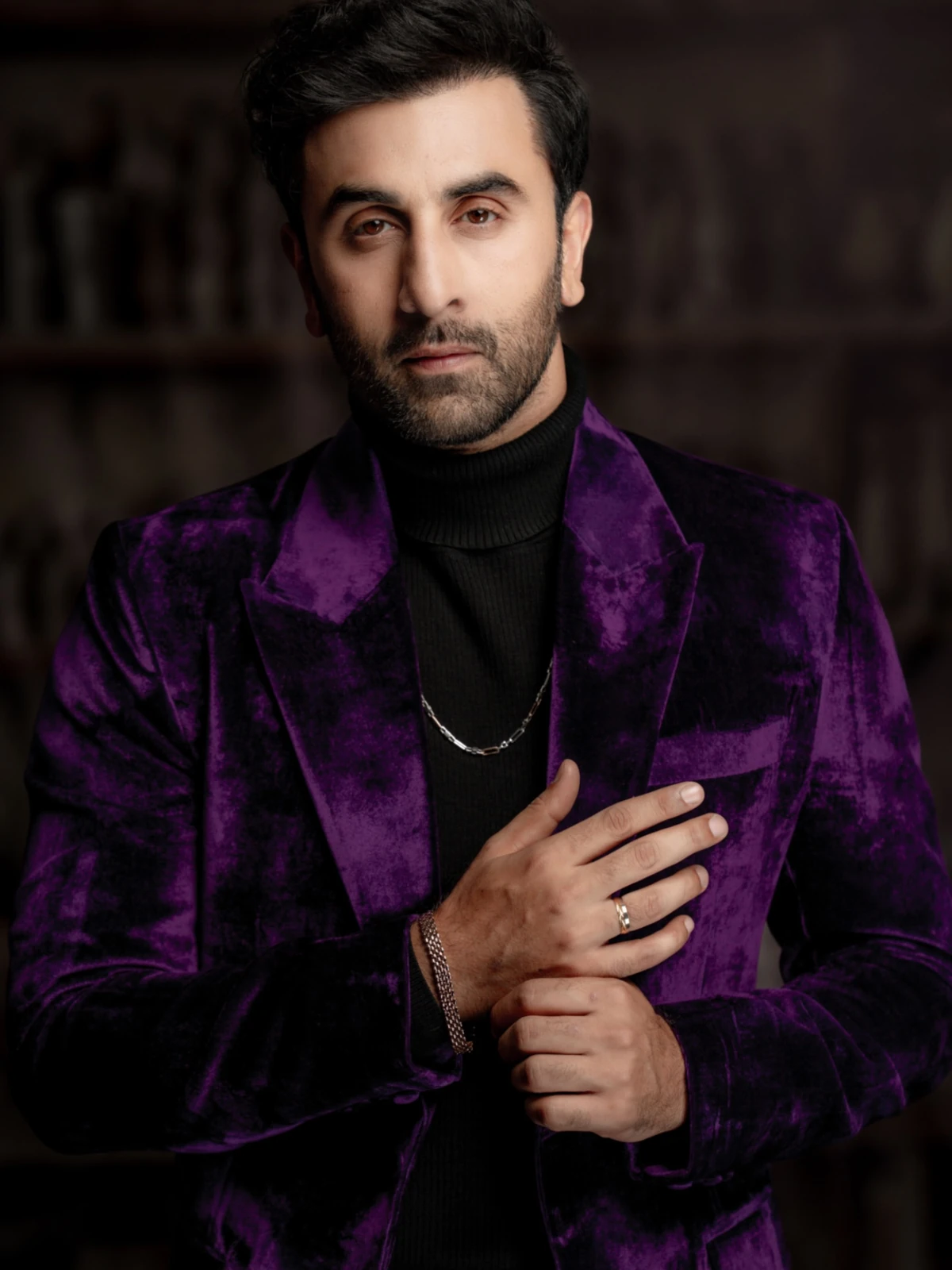 Ranbir Kapoor in velvet, photographed by Blushing Bride